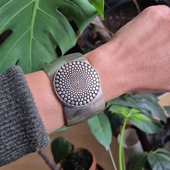 Orville Tsinnie Navajo Style Cuff Bracelate Adjustable - Picture 1 of 15